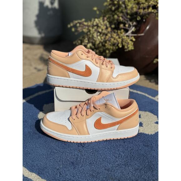 Nike Air Jordan 1 Low Sunset Haze Bright Citrus DC0774-801 Size 11W - Picture 2 of 6